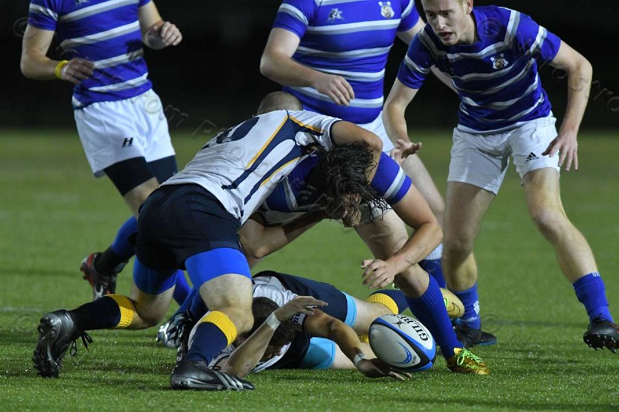 Wheaton Men\'s Rugby vs Mass Maritime.  Photo by Keith Nordstrom